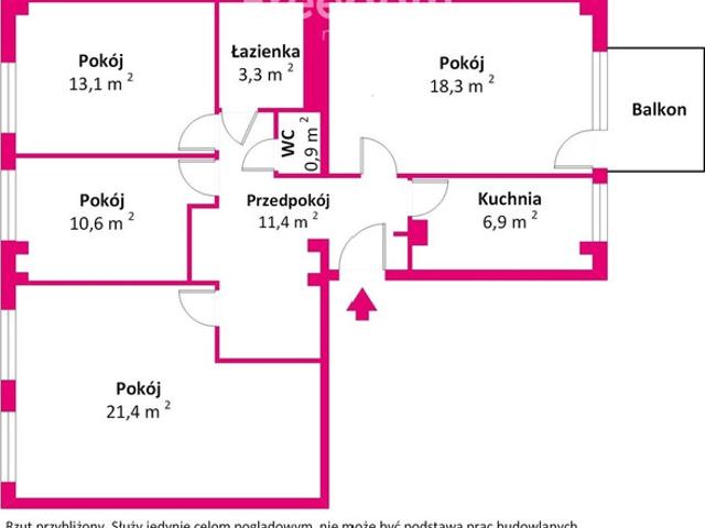 Mieszkanie do wynajęcia, Warszawa Śródmieście Dzika, 4390 PLN, 89,9 m2, domy 7577/3685/OMW