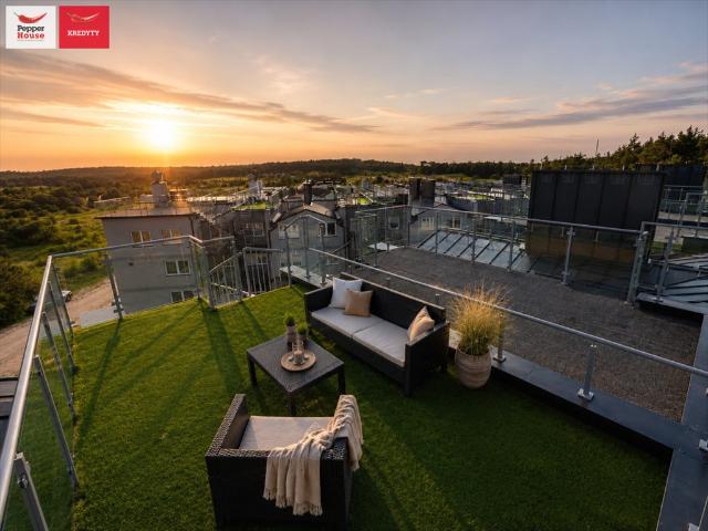 Dębina: 102,49 m² z tarasem, 2 apartamenty, blisko plaży