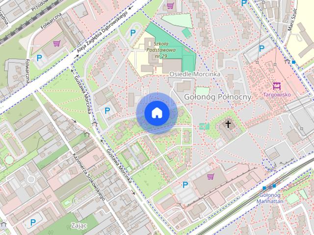 Dąbrowa Górnicza Gołonóg, Gustawa Morcinka