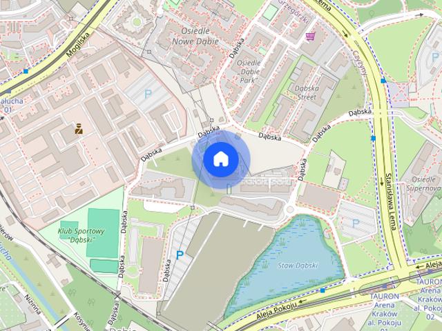 Dąbska 21A|Grzegórzki|Balkon|Tauron Arena