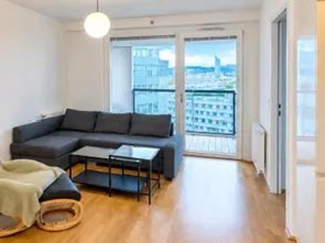 DC LIVING: Moderne vollmöblierte 2 Zimmer Wohnung mit Loggia mit Kahlenbergblick, sowie Fitness und Sauna im Haus. Direkt vor UNO City | ab sofort