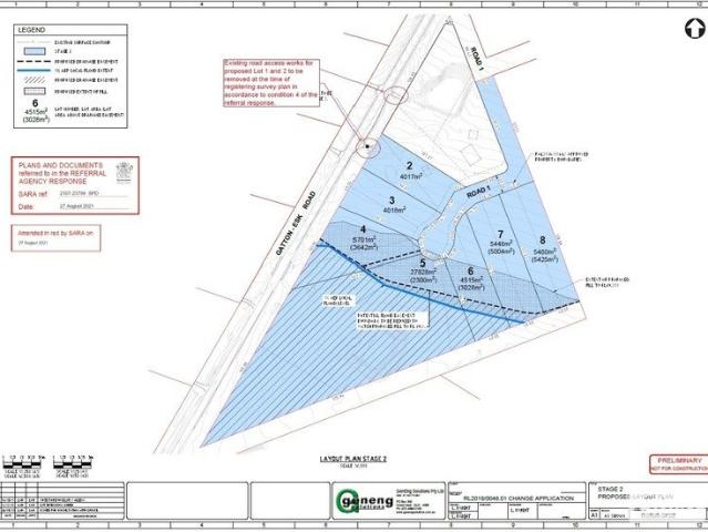 DA Approved Subdivision