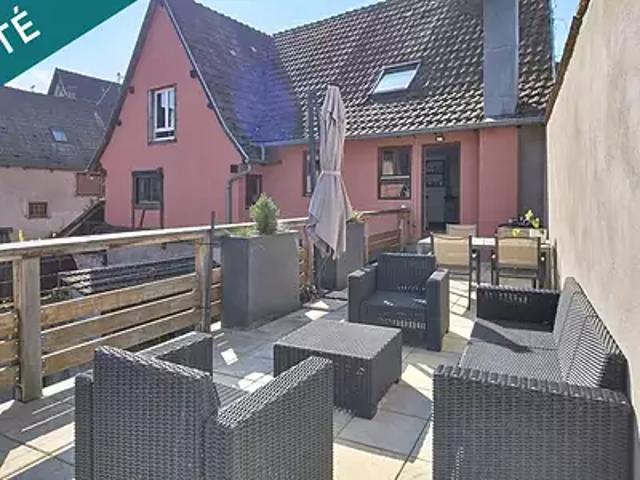 Dambach la Ville 67650 Achat / Vente maison 7 pièces t7 terrasse parking