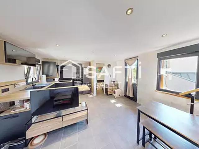 Dampniat 19360 Achat / Vente maison 3 pièces t3 terrasse balcon