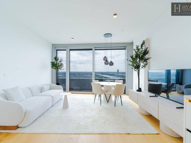 Danubeflats – Österreichs höchstes Wohnhochhaus mit atemberaubendem Ausblick, exklusivem Spa und urbanem Luxus direkt an der Neuen Donau