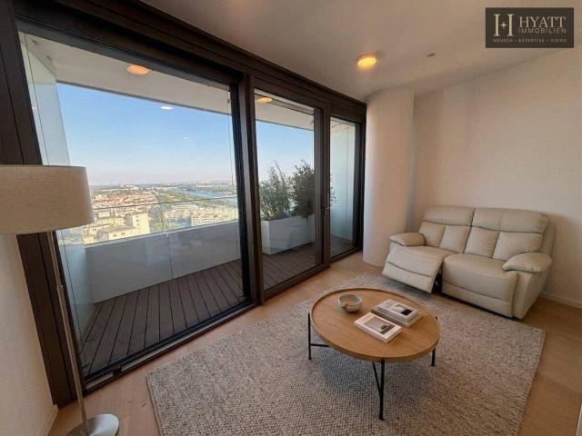 Danubeflats – Österreichs höchstes Wohnhochhaus mit atemberaubendem Ausblick, exklusivem Spa und urbanem Luxus direkt an der Neuen Donau