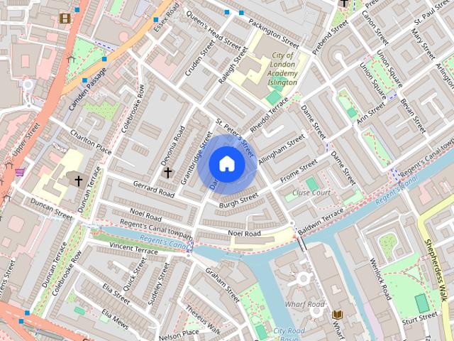 Danbury Street, Angel, Islington, London, N1