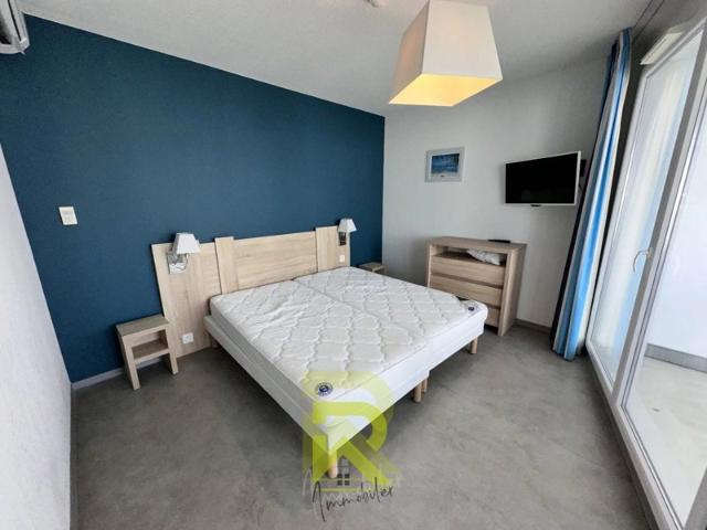 Dans charmante résidence de vacances, beau T2 de 53m2 utiles