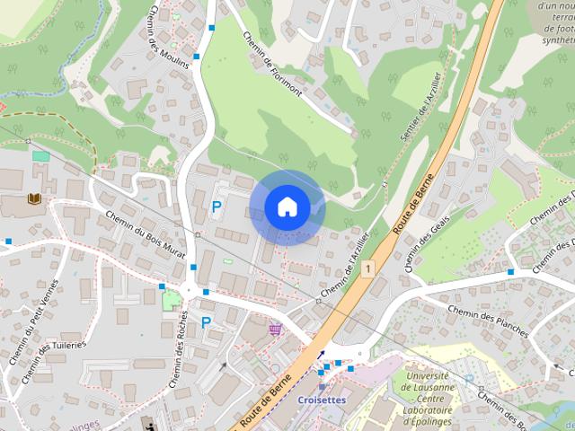 Dans un quartier calme et entouré de verdure
