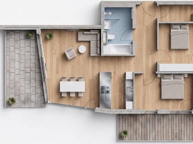 Dachgeschosswohnung mit Traumaussicht