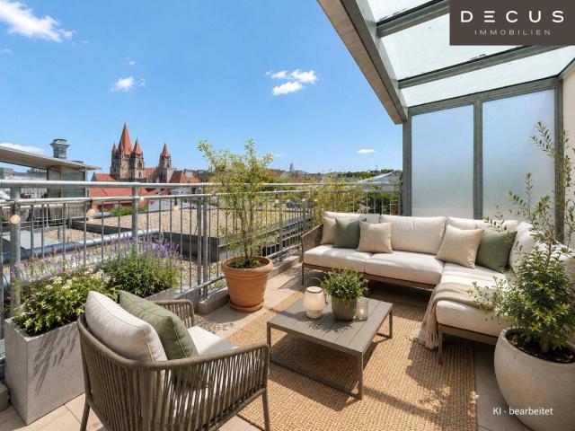 DACHGESCHOSSWOHNUNG MIT TRAUMHAFTER TERRASSE | EXKLUSIV SANIERTE MAISONETTE WOHNUNG | HOCHWERTIGE TISCHLERKÜCHE