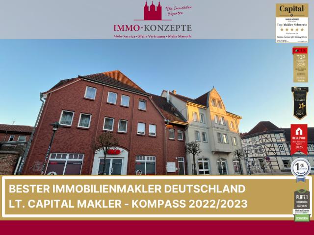 Dachgeschosswohnung mit Aufzug und Balkon in Hagenow