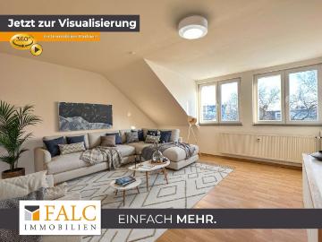 Dachgeschosswohnung mit Stellplatz in ruhiger Lage von Köln Lövenich