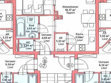 Dachgeschosswohnung Neubau 40m2 mit Balkon und Pool