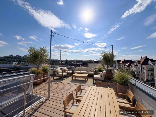 Dachgeschosswohnung im Denkmal Ensemble – 4 Zimmer mit privater Dachterrasse