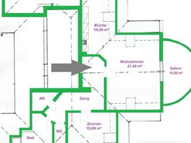 Dachgeschoßwohnung in Loipersbach