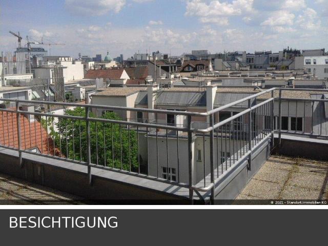 Dachgeschosswohnung, Terrasse, toller Ausblick, Jugendstilhaus nahe Neubaugasse / Mariahilfer Straße U3