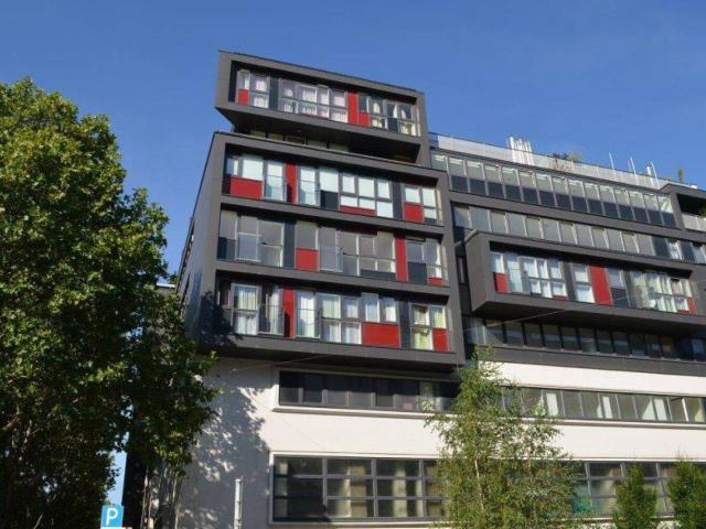DACHGESCHOSS, INNSTRASSE, 49 m2 Neubau mit 14 m2 Loggia/Terrasse, 1 Zimmer, Komplettküche, Duschbad, Parketten