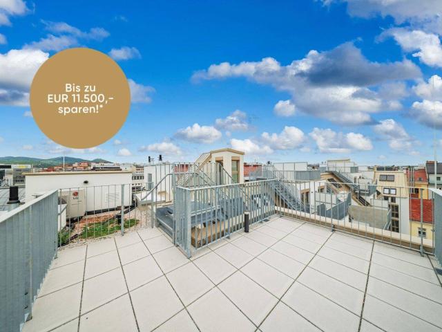 Wohnen mit Wohlfühlklima | Dachgeschoss mit Weitblick: Urban. Modern. Exklusiv