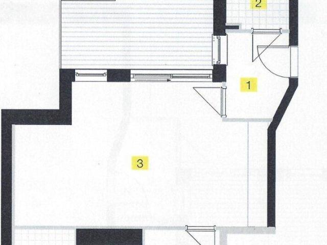 Dachgeschoß Wohnung, zwei Zimmer + Terrasse, Nähe Augarten