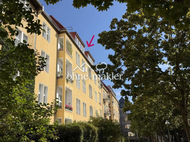 Dachgeschossmaisonette mit Südausrichtung und Klimaanlage Rheingauviertel nahe Rüdesheimer Platz