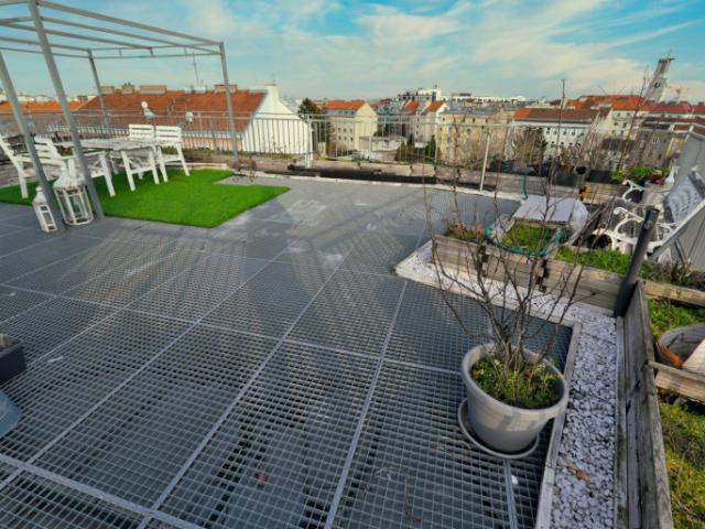 Neubau! Dachwohnung 87m² + 62m² Dachterrasse | AM SPITZ, FLORIDSDORF | 360Blick über Dächer