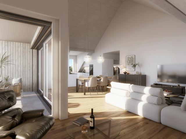 Dachwohnung mit viel Raum für Lebensqualität