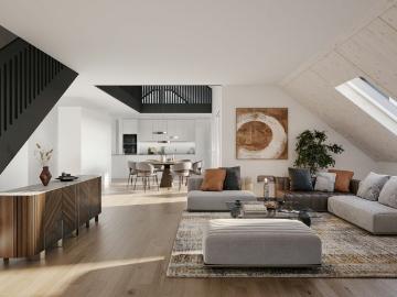 Dachwohnung Neubauprojekt Brühlzelgli Ins