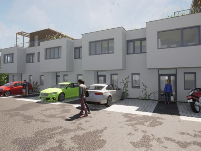 Dachterrasse 360 Panoramablick +SCHLÜSSELFERTIG+ Traumhaftes Reiheneckhaus in Ebenfurth mit direktem Blick auf den Fischa Fluss + 6 Zimmer + Kamin + Garten + Bahnhofsnähe