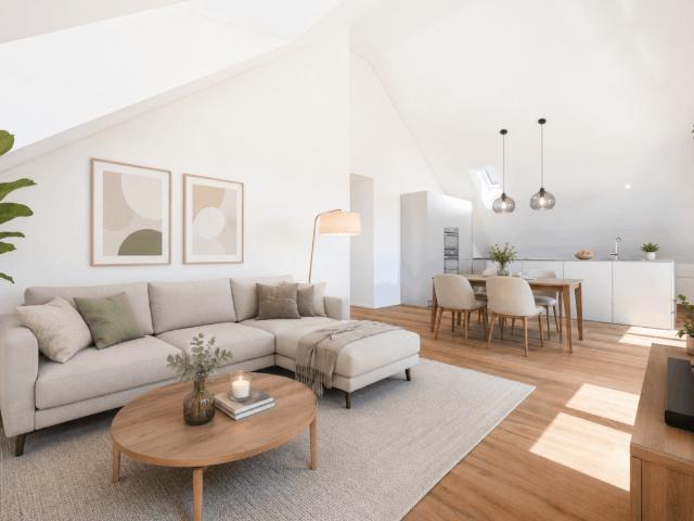 Dachterrasse, Weitsicht und Wohnkomfort: Ihre neue 2.5 Zimmer Traumwohnung mit Blick ins Grüne