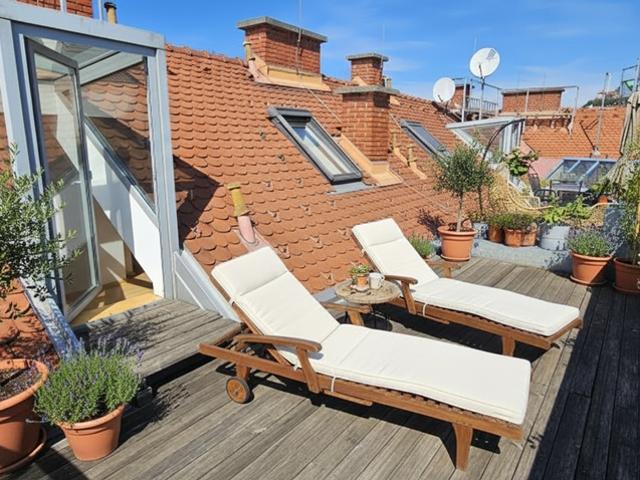 Reserviert DACHTERRASSEN Wohnung im Zentrum: hell, gemütlich, gepflegt, Lift