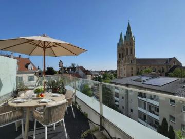 DACHTERRASSENMIETE 2 SCHLAFZIMMER