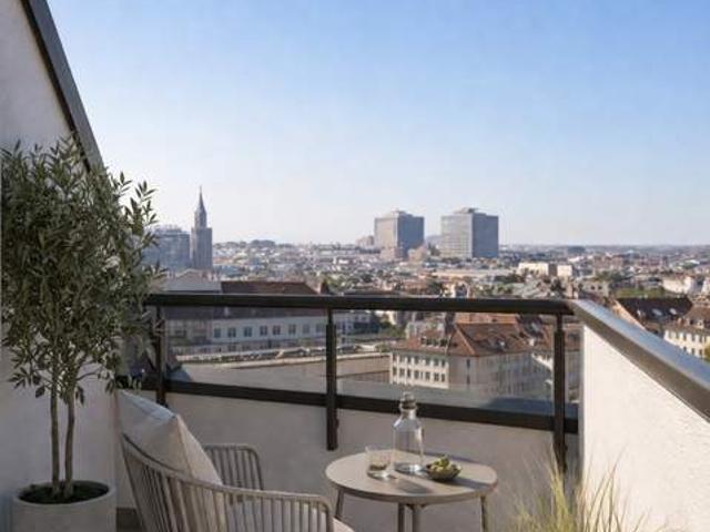 Dachterrassenwohnung in prachtvollen Altbauhaus beim Schlossgarten | Wienblick | Ende 2026 fertig