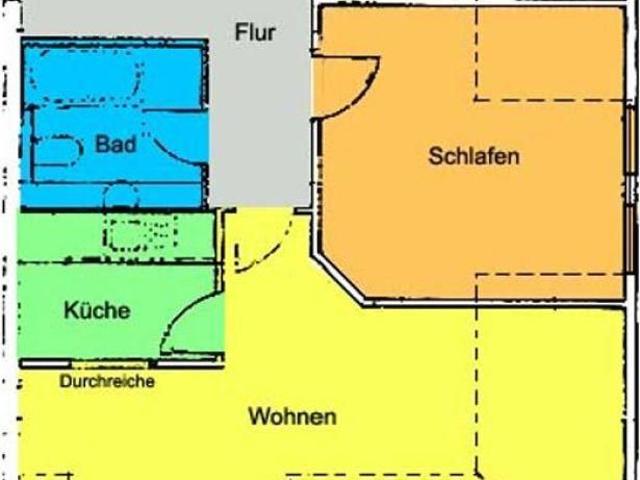 Dachtraum Großzügiges Wohnzimmer mit Durchreiche zur Küche!