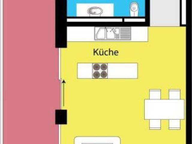 Dachtraum Ruhig und grün! Große Terrasse, modernes Bad mit freistehender Wanne!