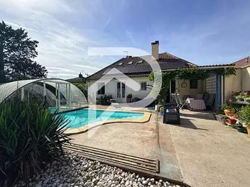 Dagneux 01120 Achat / Vente maison 6 pièces t6 au dernier étage piscine