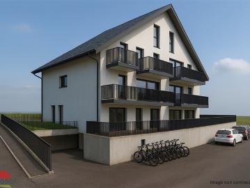 3.5 Zimmer Neubau in Daillens Schöne Aussicht auf den Jura Balkon