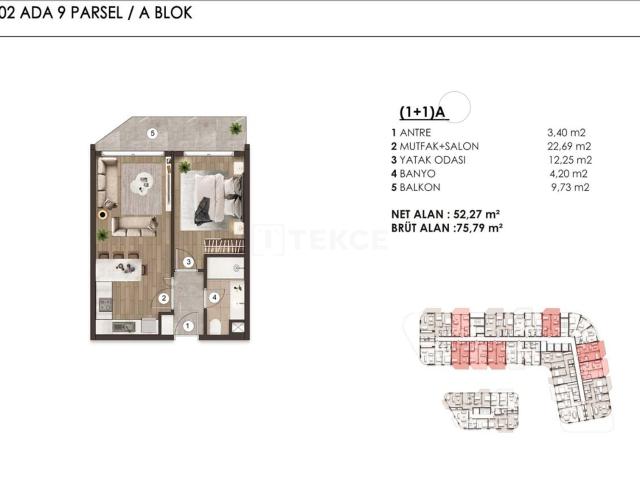Daire 3+1 Büyükçekmece, İstanbul, Türkiye 149868