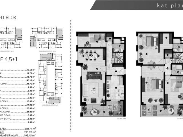Daire ALPİŞ LADEN HOUSE 4+1, Bursa, Türkiye 190098