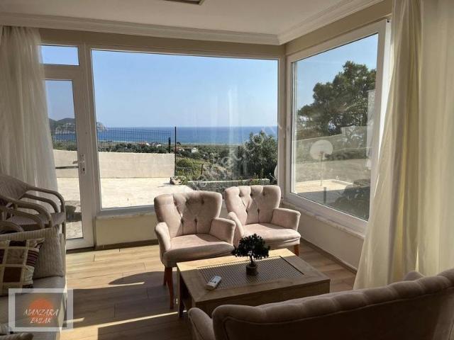 Dalaman Eskada Kiralık Deniz Manzaralı Villa