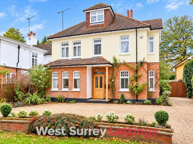 Dartnell Park Road, West Byfleet. 5 bed detached house to rent £3,800 pcm £877 pw