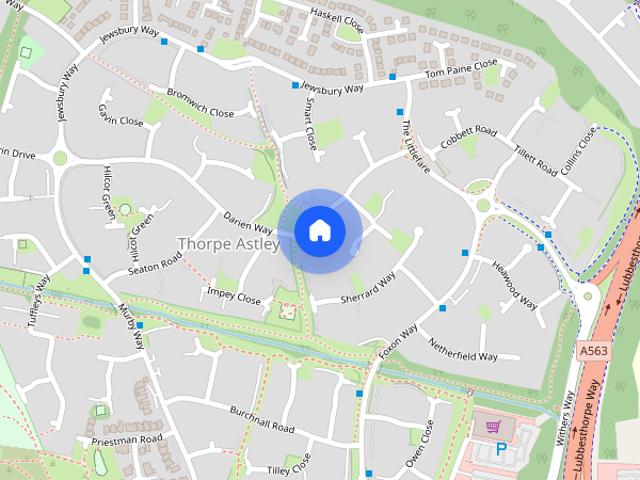 Darien Way, Thorpe Astley, Braunstone, Leicester