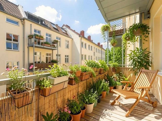 Das Beste aus zwei Welten: Kiezleben und Ruhe mit Balkon