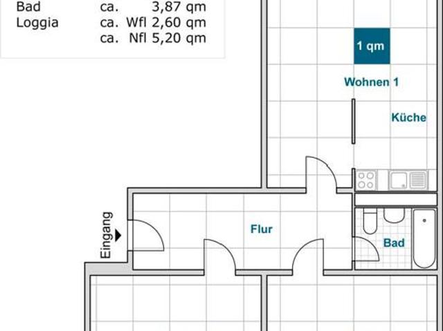 Das Glück hat ein Zuhause: großzügige 3 Zimmer Wohnung