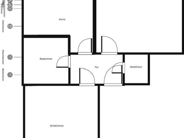 Das Glück hat ein Zuhause: praktische 2 Zimmer Wohnung