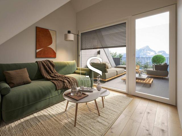 DAS KRON. AM MOOS. DREI | 3 bis 4 Zimmer Maisonettewohnung mit Balkon & Dachterrasse