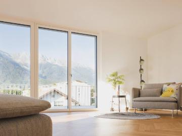 Das Haus im Haus mit Blick auf die Nordkette