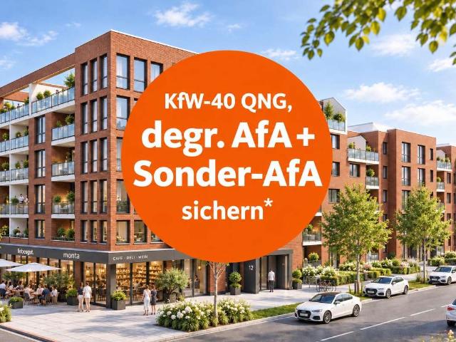 Das Optimum an Energieeffizienz I WE 35 I Moderne 4 Zimmer Wohnung mit Loggia