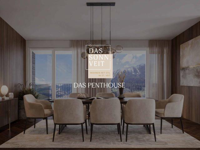 DAS PENTHOUSE DAS SONN.VEIT | Letzte Einheit im Projekt | 360° Ausblick. 4 Meter Raumhöhe. Barrierefrei & Tiefgarage
