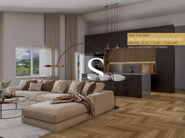 DAS PENTHOUSE DAS SONN.VEIT | Letzte Einheit im Projekt | 360° Ausblick. 4 Meter Raumhöhe. Barrierefrei & Tiefgarage